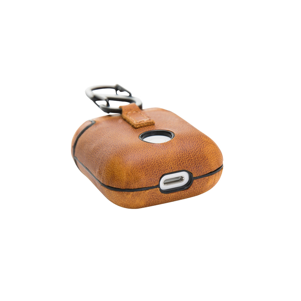 Luxury Amber Apple Airpods Hard Case with Back Hook - Hardiston - 4