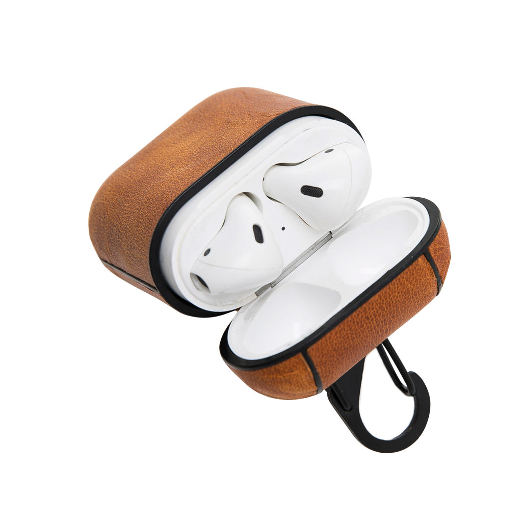 Luxury Amber Apple Airpods Hard Case with Back Hook - Hardiston - 5