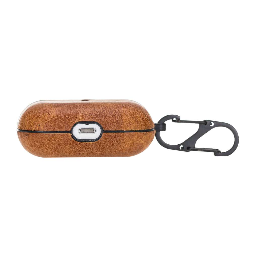 Luxury Amber Apple AirPods Pro Hard Case with Side Strap - Hardiston - 4