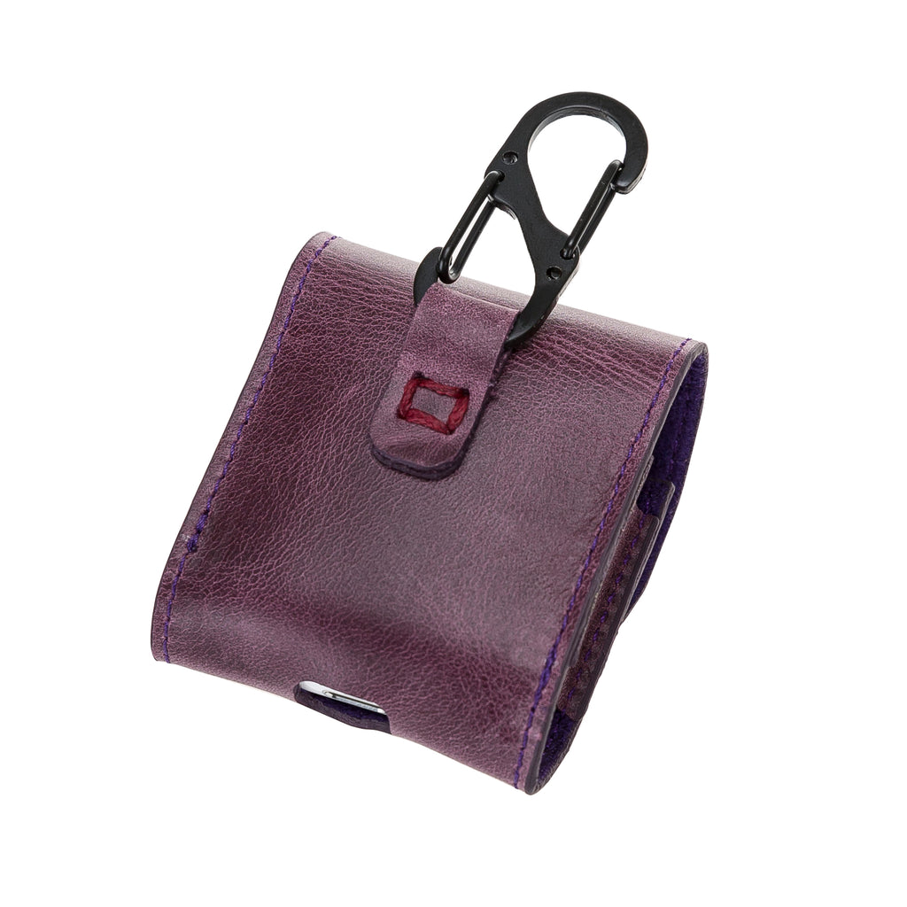 Luxury Purple Apple AirPods Generation 1 / 2 Case with Back Hook - Hardiston - 3