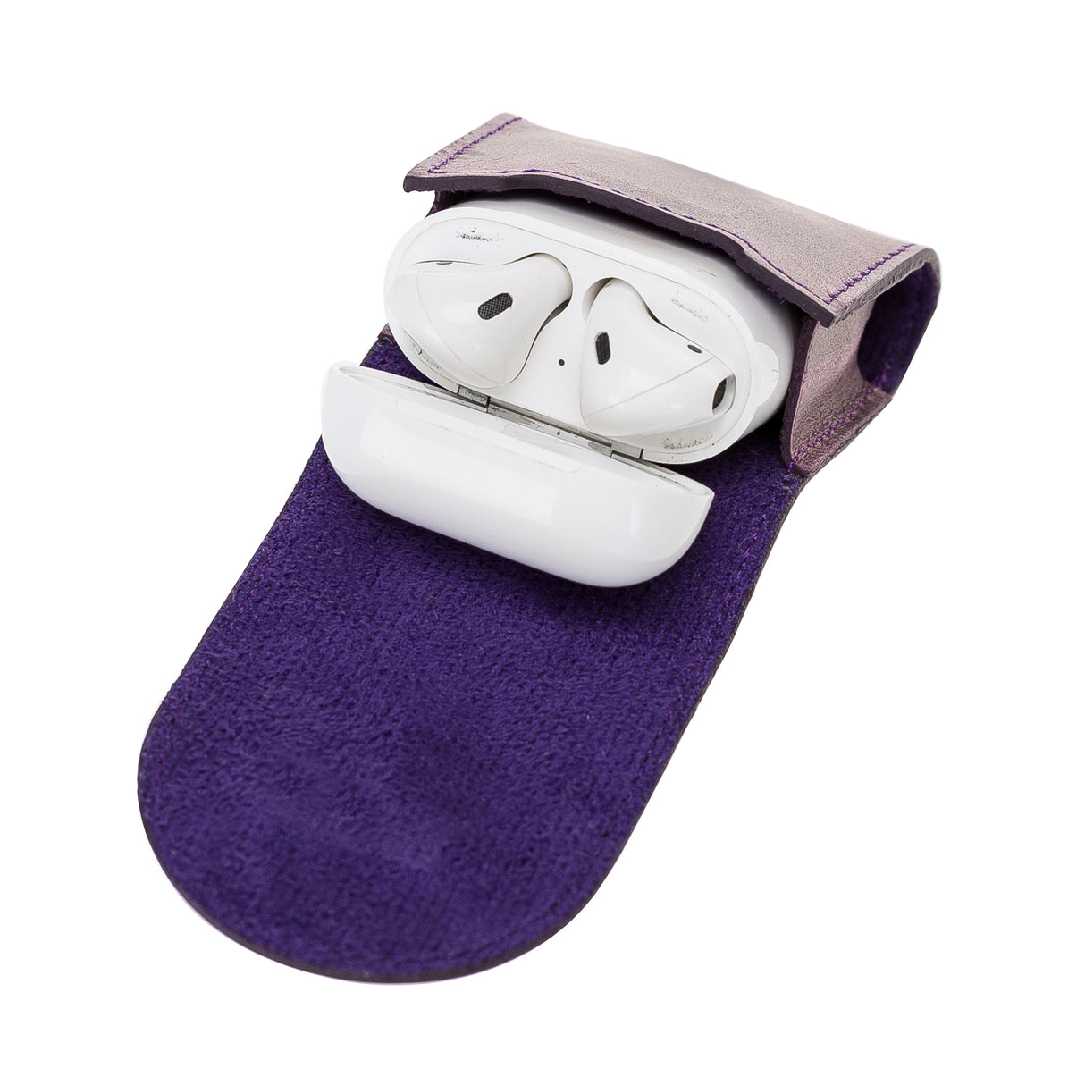 Luxury Purple Apple AirPods Generation 1 / 2 Case with Back Hook - Hardiston - 5