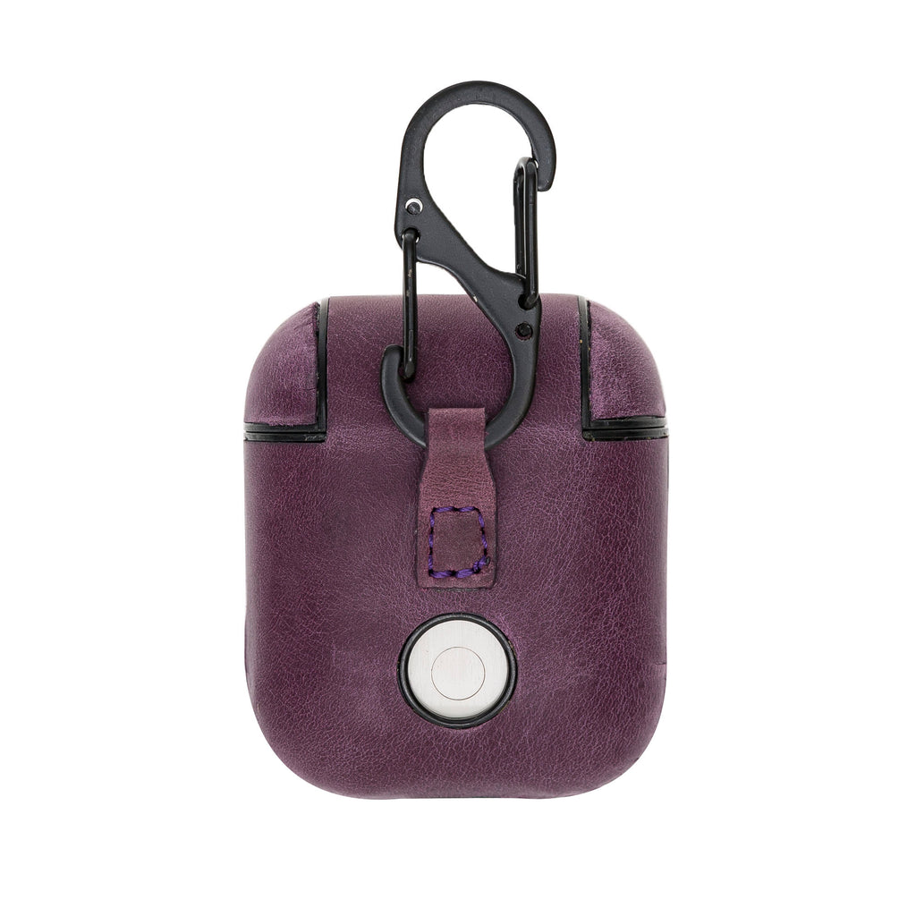 Luxury Purple Apple Airpods Hard Case with Back Hook - Hardiston - 2