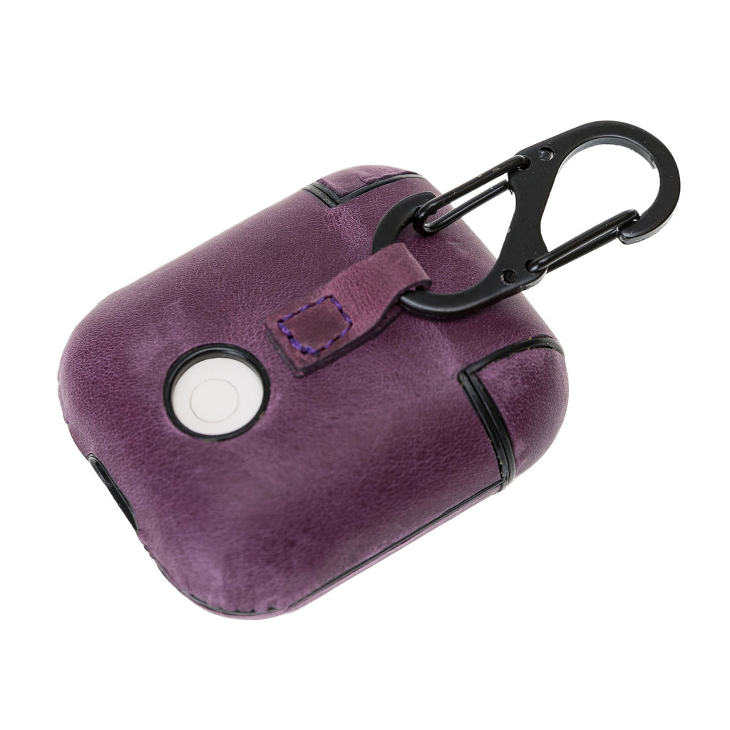 Luxury Purple Apple Airpods Hard Case with Back Hook - Hardiston - 3