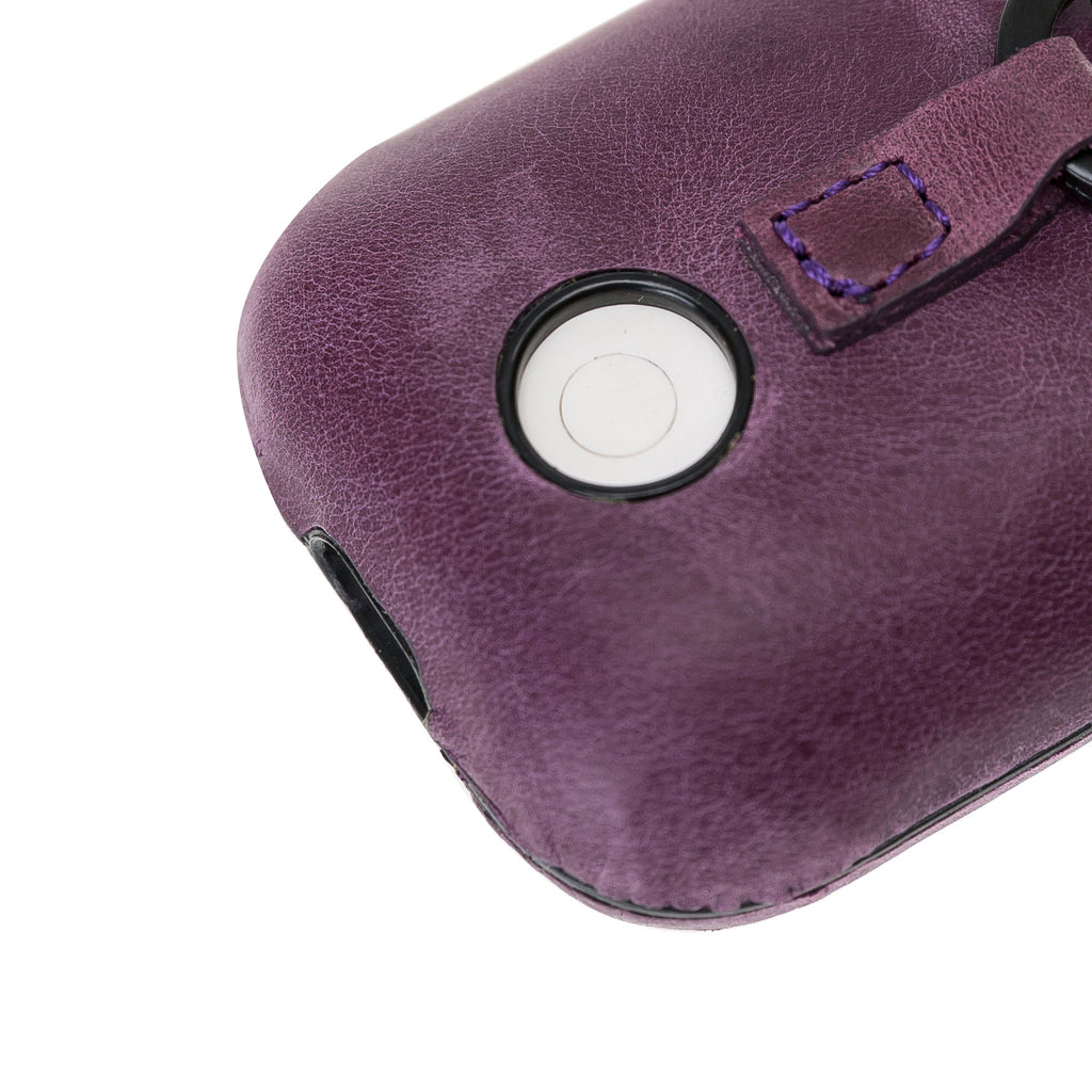 Luxury Purple Apple Airpods Hard Case with Back Hook - Hardiston - 4
