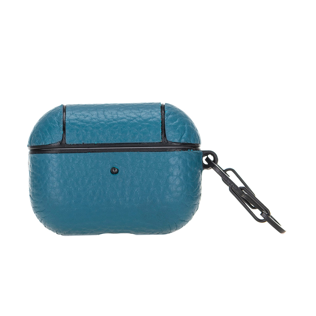 Luxury Turquoise Apple AirPods Pro Hard Case with Side Strap - Hardiston - 1