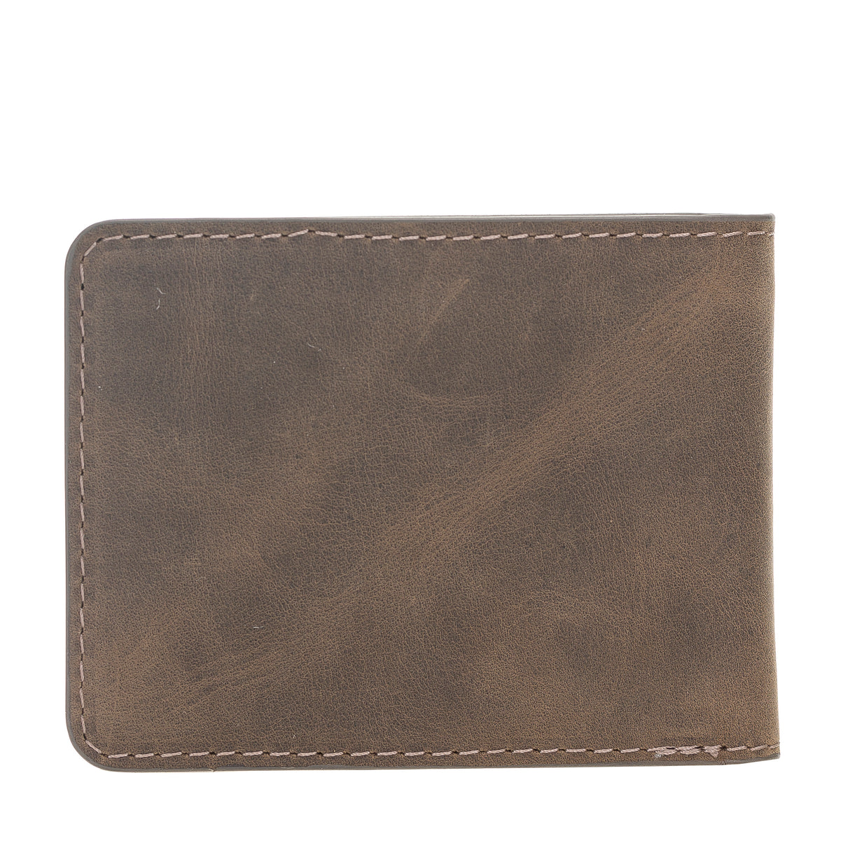 Mocha Leather Classic Bifold Wallet with Credit Card Slots - Hardiston - 2