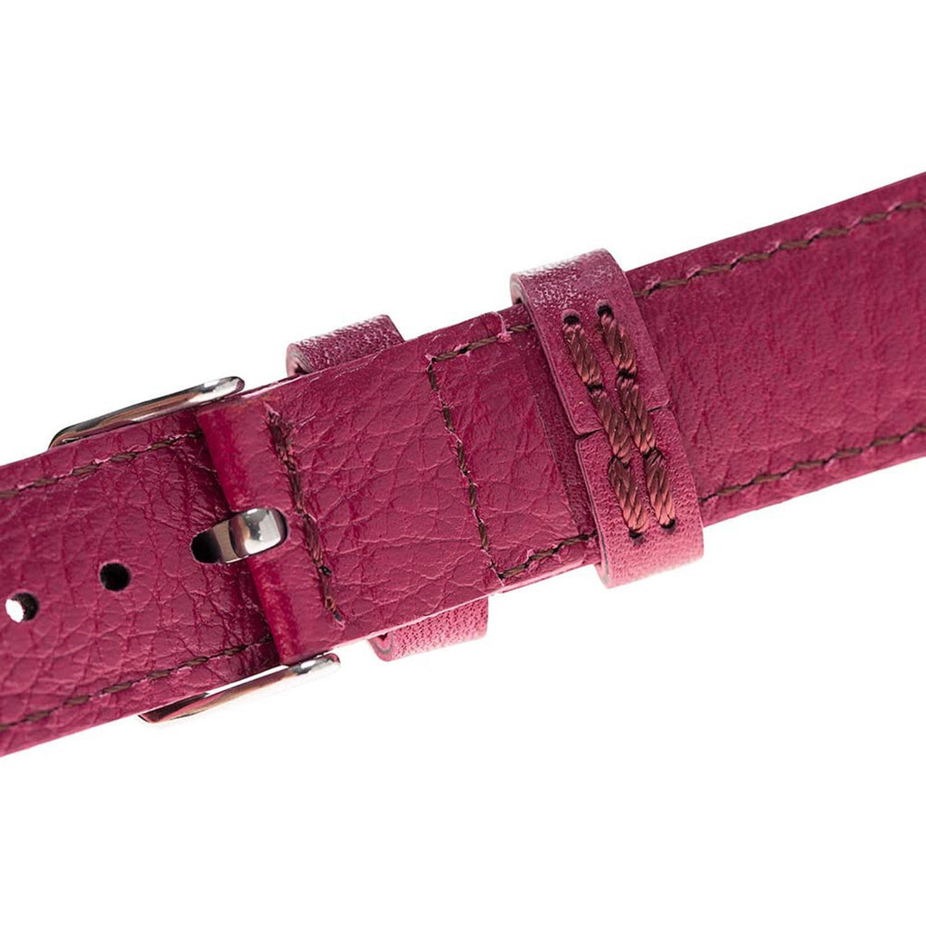 Pink Leather Apple Watch Band or Strap 38mm, 40mm, 42mm, 44mm for All Series - Venito - Leather - 6