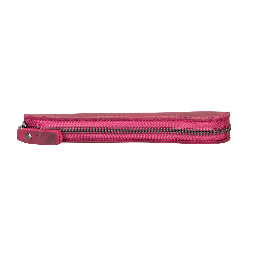 Pink Luxury Apple Pencil Leather Case with Zipper - Hardiston - 2