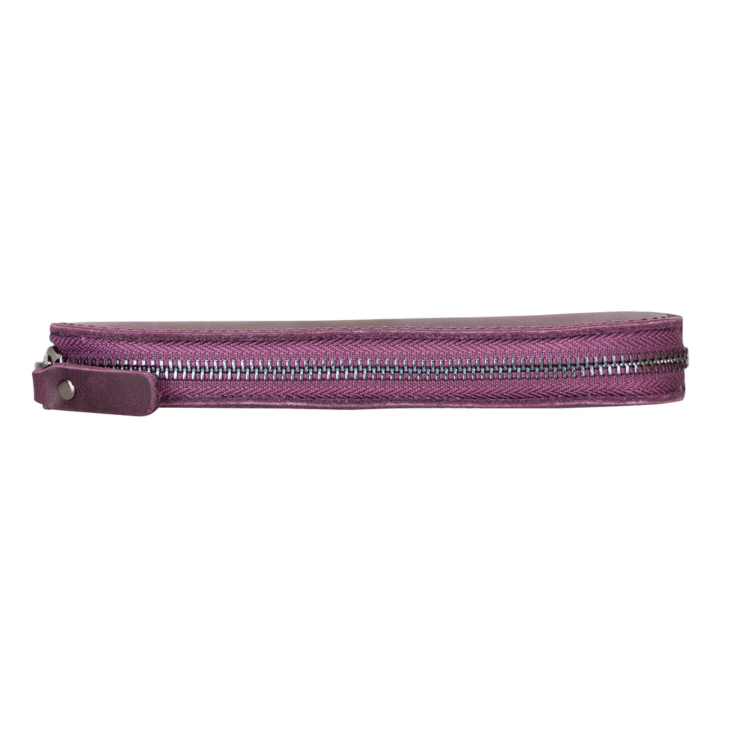 Purple Luxury Apple Pencil Leather Case with Zipper - Hardiston - 2
