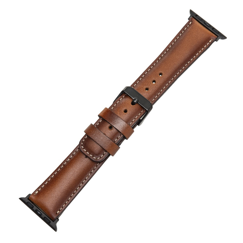 Russet Leather Apple Watch Band or Strap 38mm, 40mm, 42mm, 44mm for All Series - Venito - Leather - 4