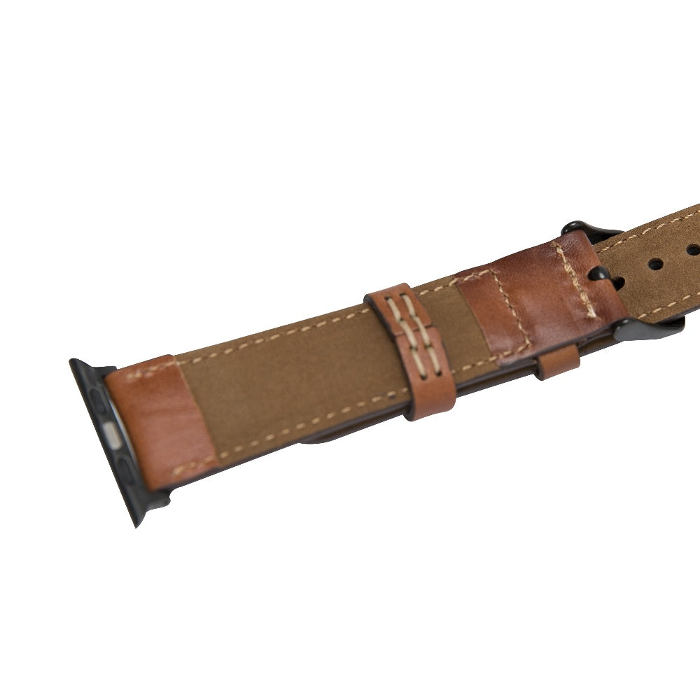 Russet Leather Apple Watch Band or Strap 38mm, 40mm, 42mm, 44mm for All Series - Venito - Leather - 5