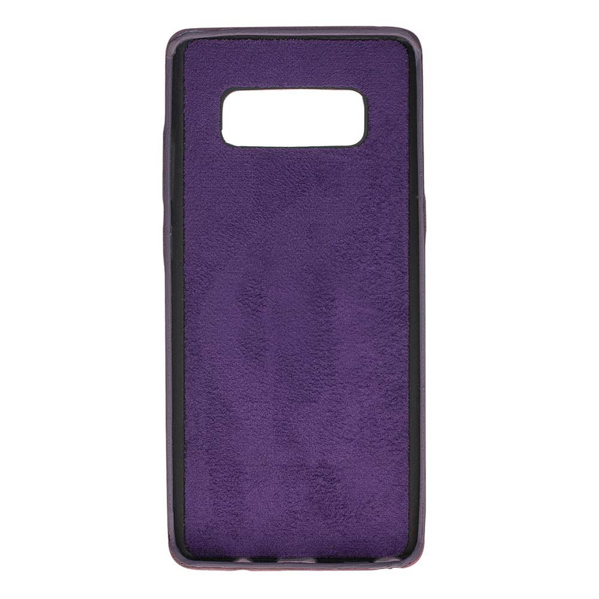 Samsung Galaxy Note8 Purple Leather Snap-On Card Holder Case with S Pen - Hardiston - 3