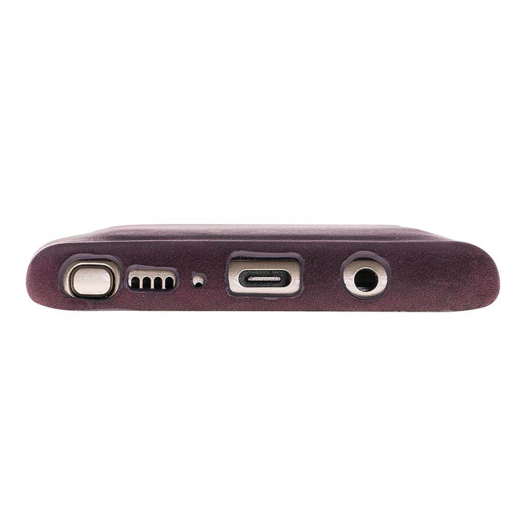 Samsung Galaxy Note8 Purple Leather Snap-On Card Holder Case with S Pen - Hardiston - 6