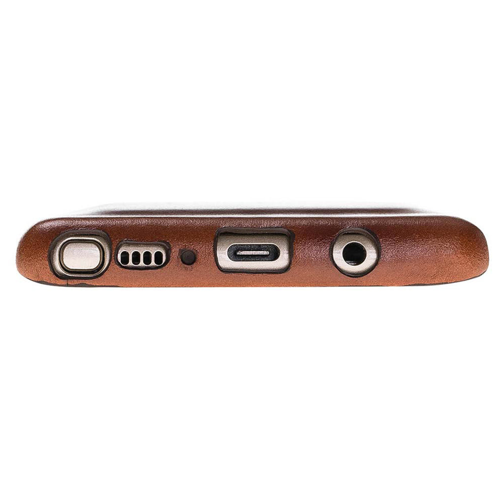 Samsung Galaxy Note8 Russet Leather Snap-On Card Holder Case with S Pen - Hardiston - 6