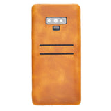 Samsung Galaxy Note9 Amber Leather Snap-On Card Holder Case with S Pen - Hardiston - 2