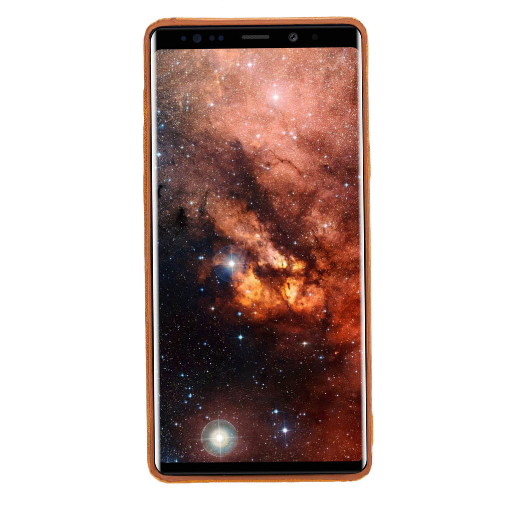 Samsung Galaxy Note9 Amber Leather Snap-On Card Holder Case with S Pen - Hardiston - 3