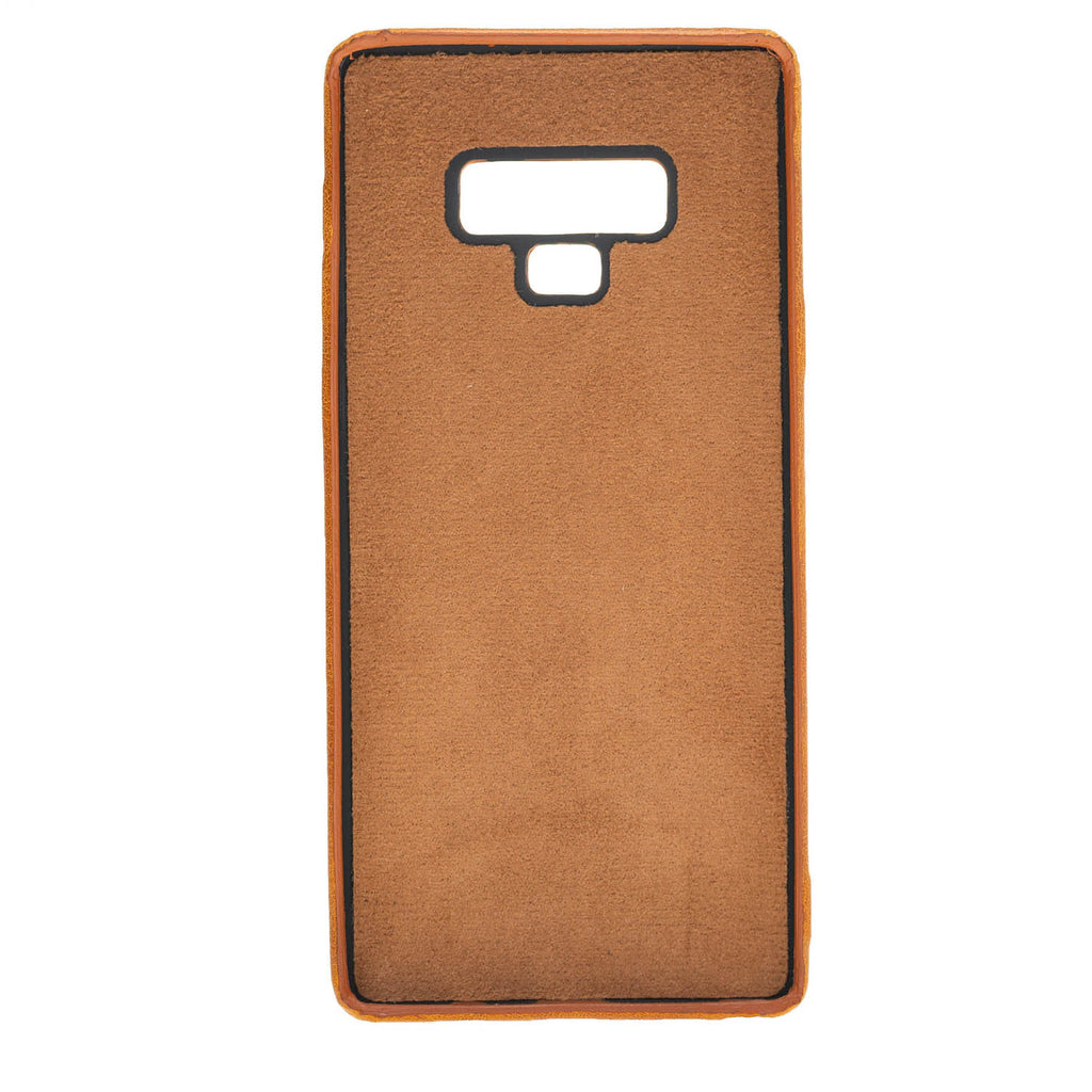 Samsung Galaxy Note9 Amber Leather Snap-On Card Holder Case with S Pen - Hardiston - 4