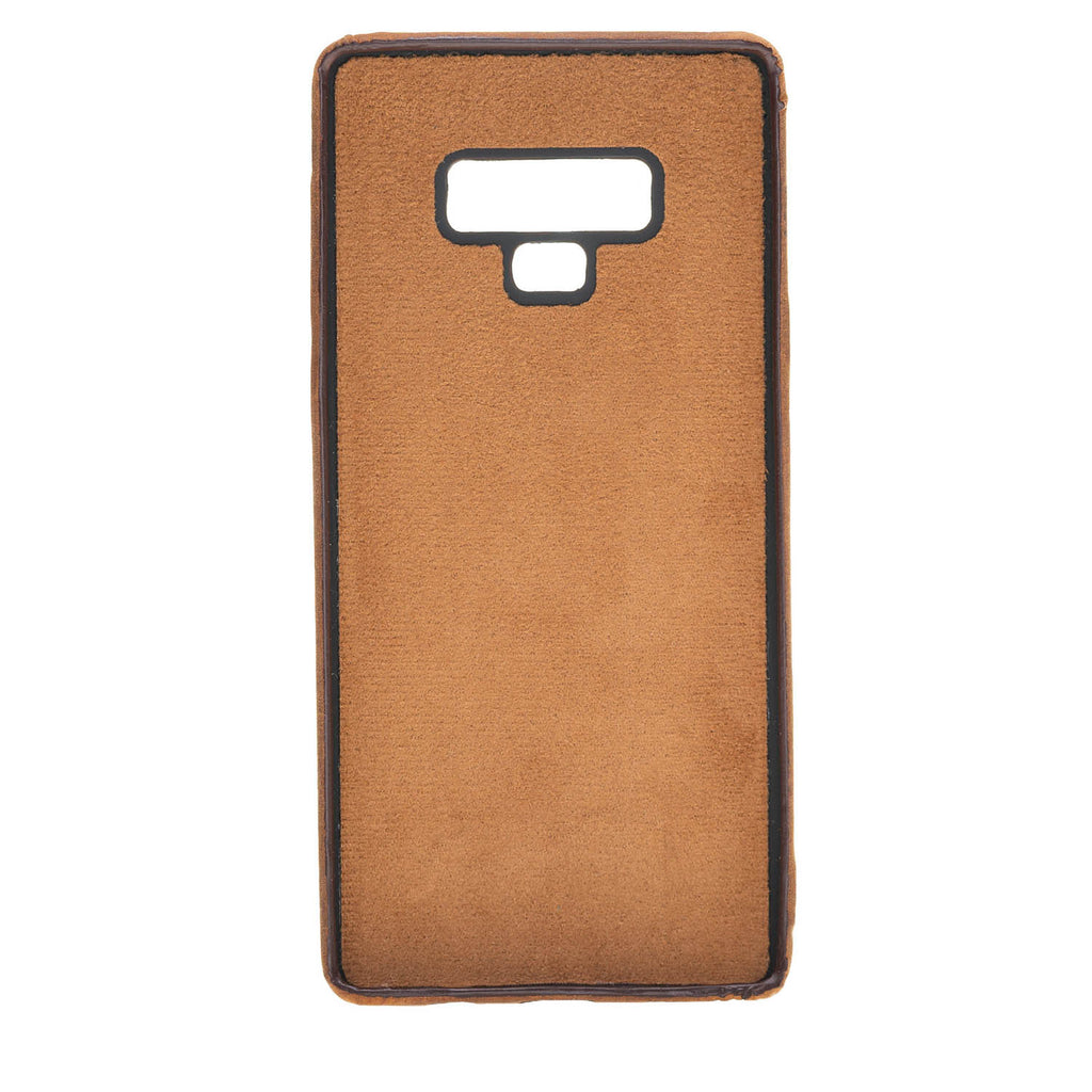 Samsung Galaxy Note9 Brown Leather Snap-On Card Holder Case with S Pen - Hardiston - 4