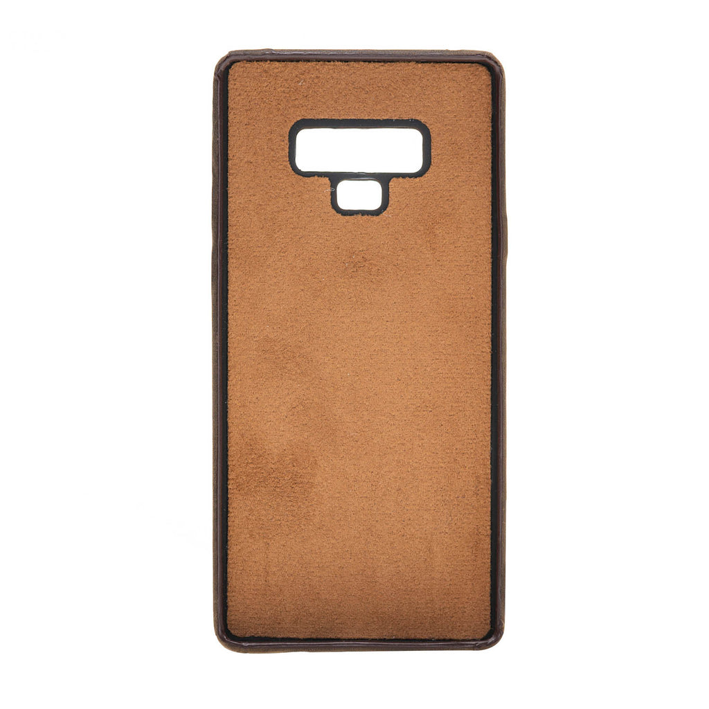 Samsung Galaxy Note9 Mocha Leather Snap-On Card Holder Case with S Pen - Hardiston - 4