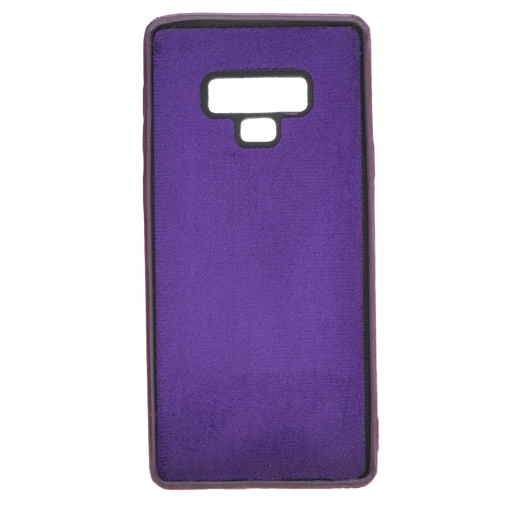 Samsung Galaxy Note9 Purple Leather Snap-On Card Holder Case with S Pen - Hardiston - 4