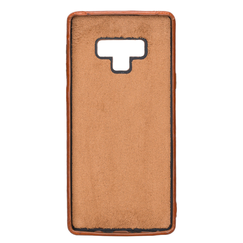 Samsung Galaxy Note9 Russet Leather Snap-On Card Holder Case with S Pen - Hardiston - 3