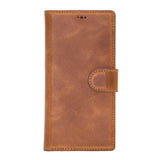 Samsung Galaxy Note 10 Amber Leather 2-in-1 Card Holder Wallet Case with S Pen - Hardiston - 3