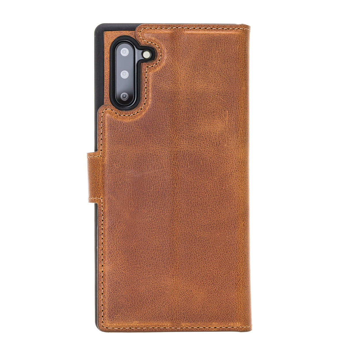 Samsung Galaxy Note 10 Amber Leather 2-in-1 Card Holder Wallet Case with S Pen - Hardiston - 4