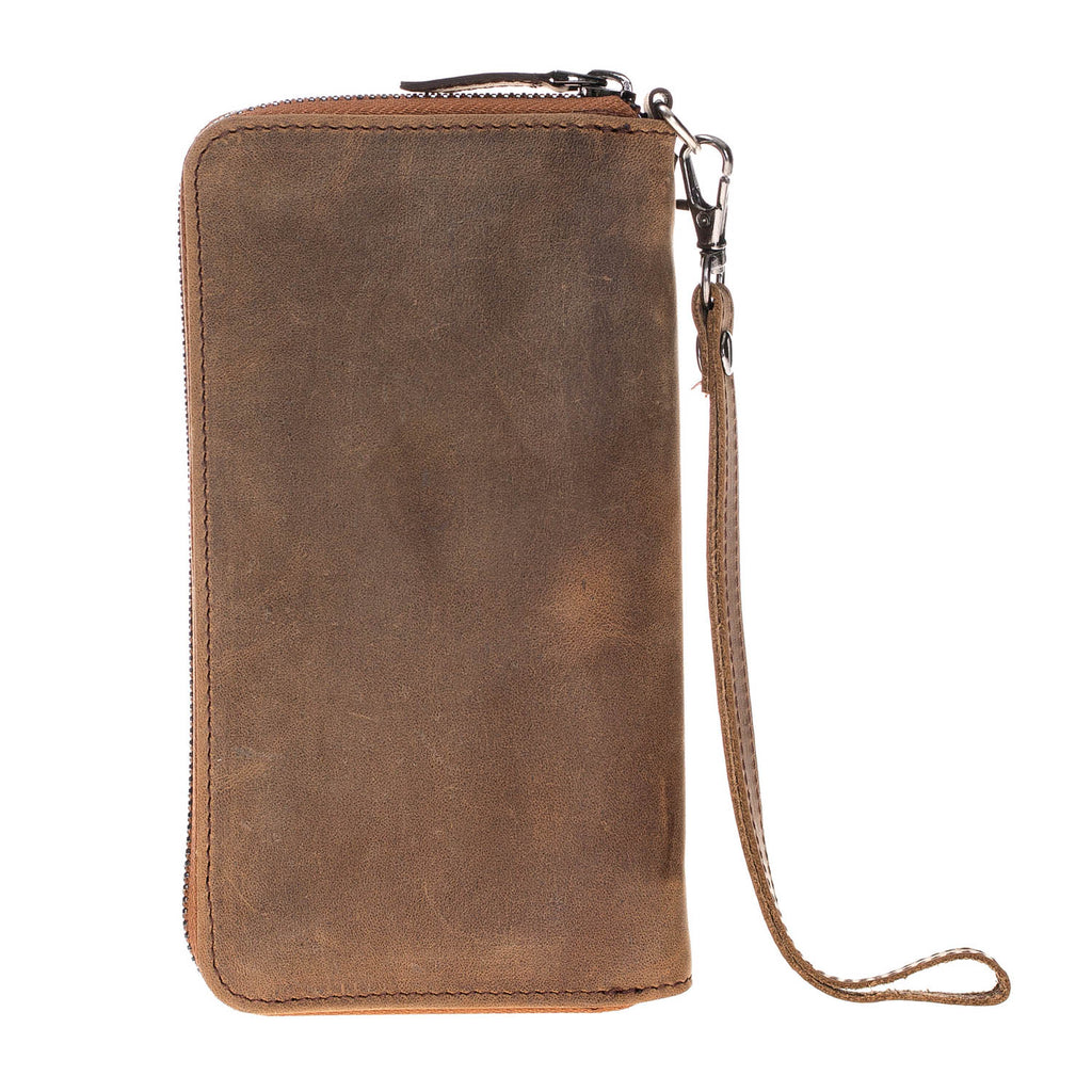Samsung Galaxy Note 10 Camel Leather 2-in-1 Wallet Purse Card Holder with S Pen - Hardiston - 3