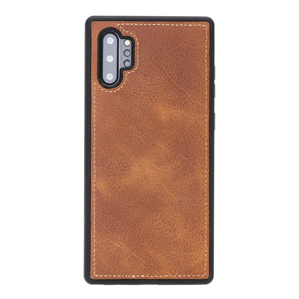 Samsung Galaxy Note 10 Plus Amber Leather 2-in-1 Card Holder Wallet Case with S Pen - Hardiston - 5