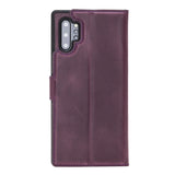 Samsung Galaxy Note 10 Plus Purple Leather 2-in-1 Card Holder Wallet Case with S Pen - Hardiston - 4