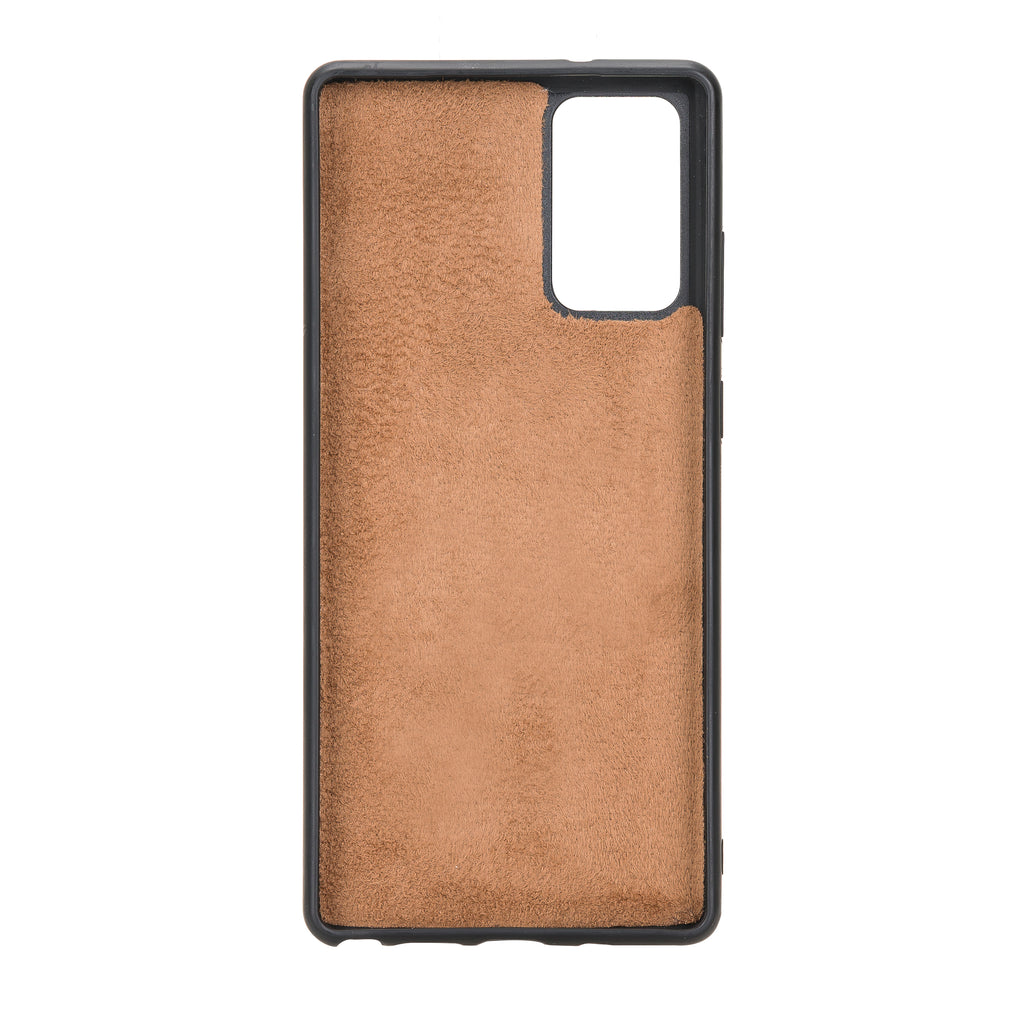 Samsung Galaxy Note 20 Brown Leather 2-in-1 Card Holder Wallet Case with S Pen - Hardiston - 6