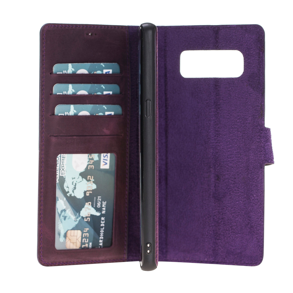 Samsung Galaxy Note 8 Magnetic Detachable Leather Wallet Case