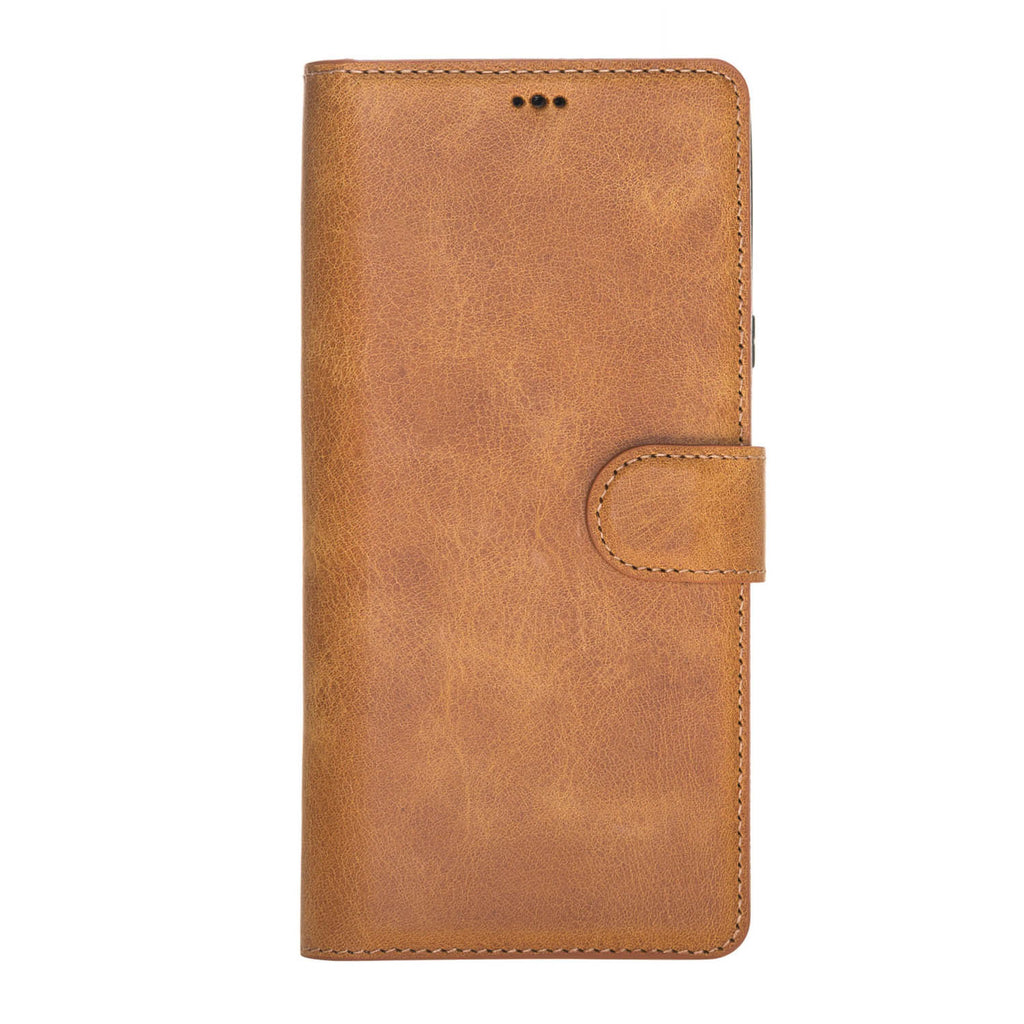 Samsung Galaxy Note 9 Amber Leather 2-in-1 Card Holder Wallet Case with S Pen - Hardiston - 4