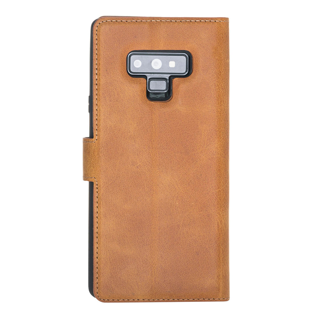 Samsung Galaxy Note 9 Amber Leather 2-in-1 Card Holder Wallet Case with S Pen - Hardiston - 5