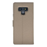 Samsung Galaxy Note 9 Beige Leather 2-in-1 Card Holder Wallet Case with S Pen - Hardiston - 5