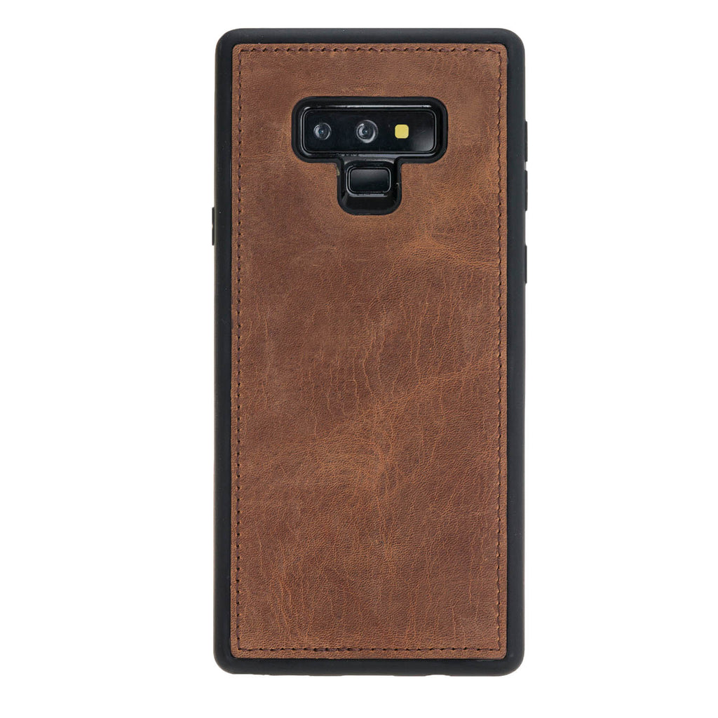 Samsung Galaxy Note 9 Brown Leather 2-in-1 Card Holder Wallet Case with S Pen - Hardiston - 5