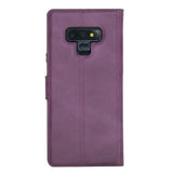 Samsung Galaxy Note 9 Purple Leather 2-in-1 Card Holder Wallet Case with S Pen - Hardiston - 5