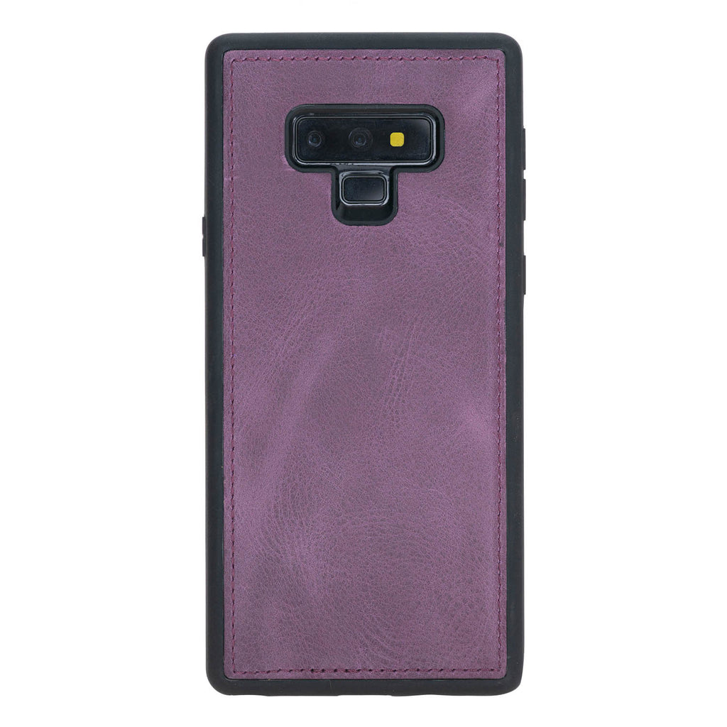 Samsung Galaxy Note 9 Purple Leather 2-in-1 Card Holder Wallet Case with S Pen - Hardiston - 6