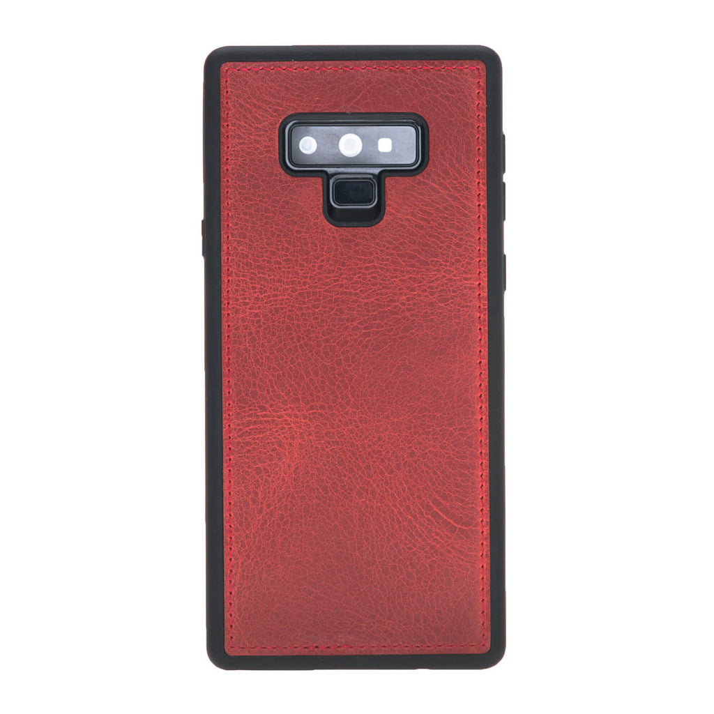 Samsung Galaxy Note 9 Red Leather 2-in-1 Card Holder Wallet Case with S Pen - Hardiston - 6
