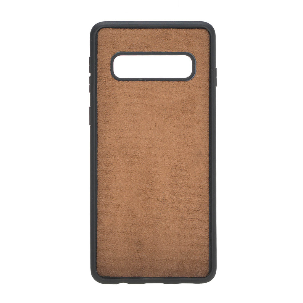 Samsung Galaxy S10 Amber Leather 2-in-1 Wallet Case with Card Holder - Hardiston - 6