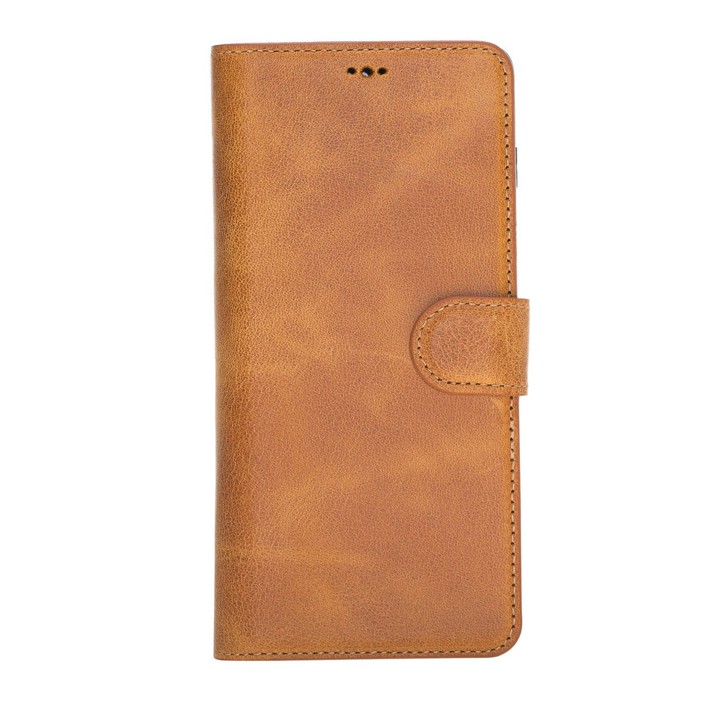 Samsung Galaxy S10+ Amber Leather 2-in-1 Wallet Case with Card Holder - Hardiston - 3