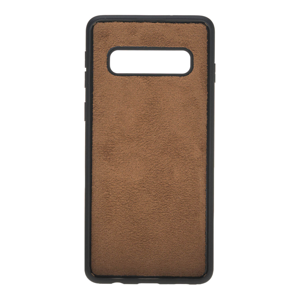 Samsung Galaxy S10+ Brown Leather 2-in-1 Wallet Case with Card Holder - Hardiston - 6