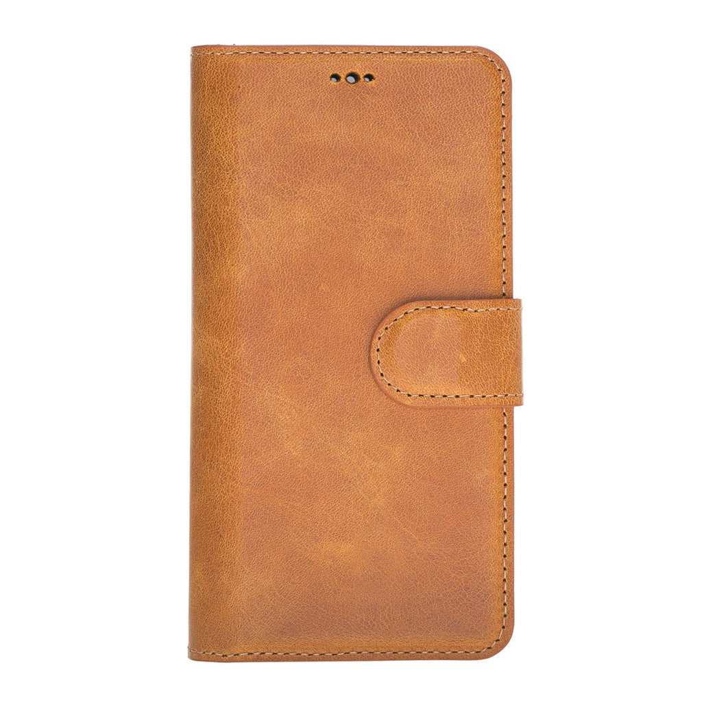 Samsung Galaxy S10e Amber Leather 2-in-1 Wallet Case with Card Holder - Hardiston - 3