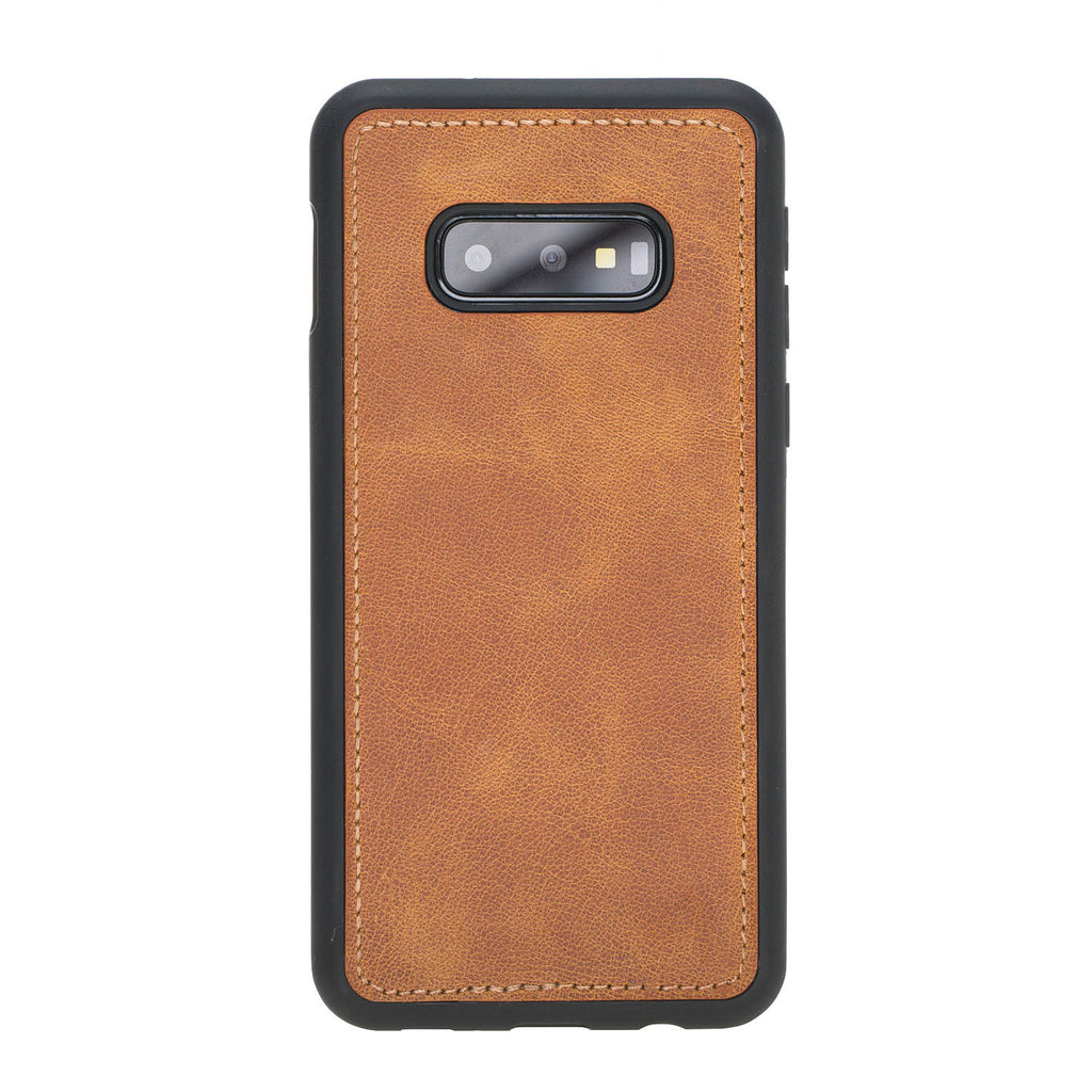 Samsung Galaxy S10e Amber Leather 2-in-1 Wallet Case with Card Holder - Hardiston - 5