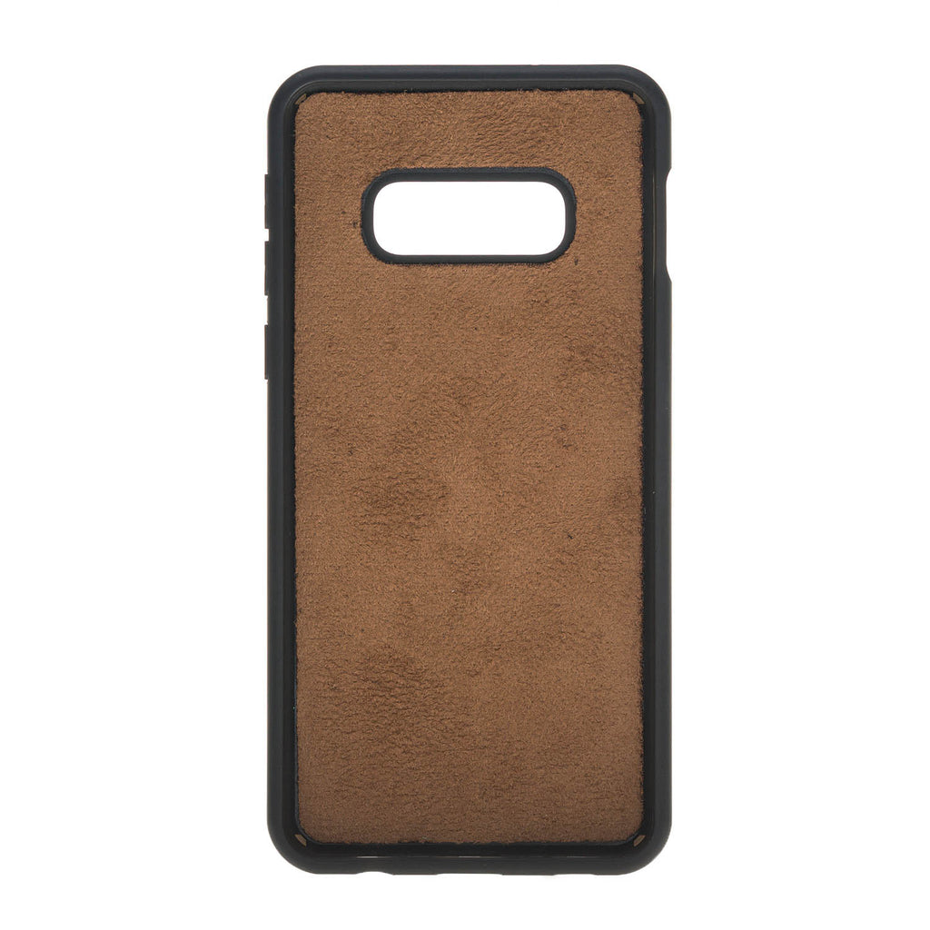 Samsung Galaxy S10e Brown Leather 2-in-1 Wallet Case with Card Holder - Hardiston - 6