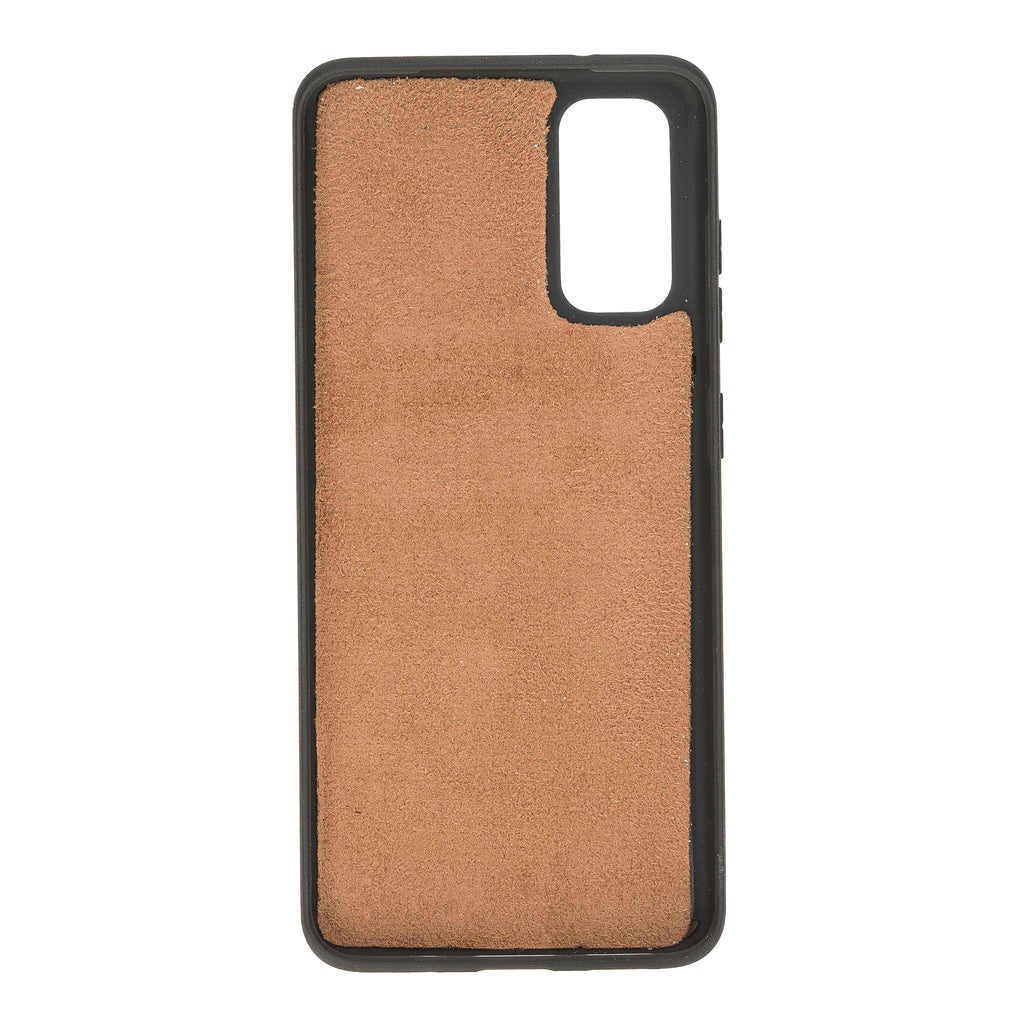 Samsung Galaxy S20 Brown Leather 2-in-1 Wallet Case with Card Holder - Hardiston - 6