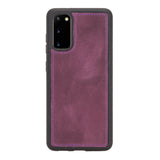 Samsung Galaxy S20 Purple Leather 2-in-1 Wallet Case with Card Holder - Hardiston - 5