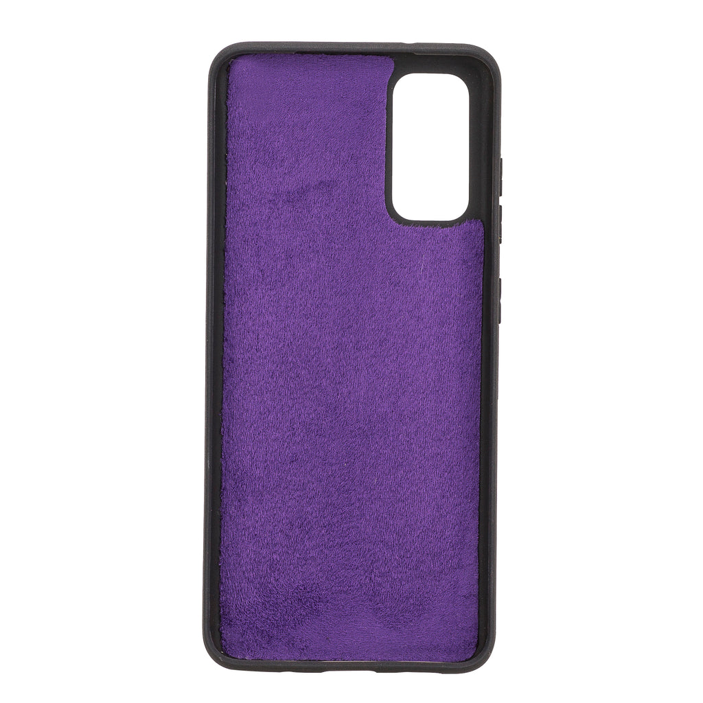 Samsung Galaxy S20 Purple Leather 2-in-1 Wallet Case with Card Holder - Hardiston - 6