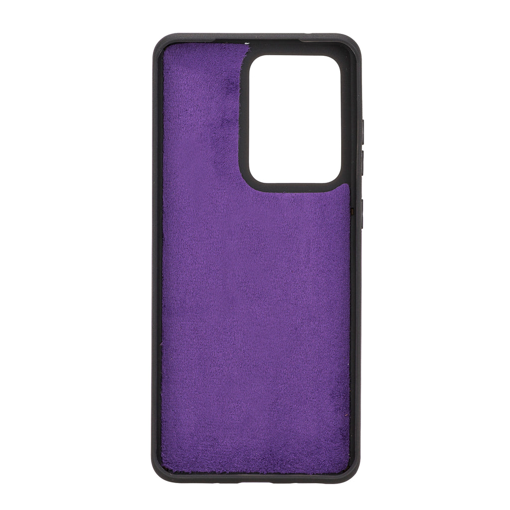 Samsung Galaxy S20 Ultra Purple Leather 2-in-1 Wallet Case with Card Holder - Hardiston - 6