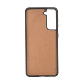 Samsung Galaxy S21 Brown Leather 2-in-1 Wallet Case with Card Holder - Hardiston - 6